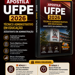 Apostila UFPE 2026 Técnico Administrativo em Educação