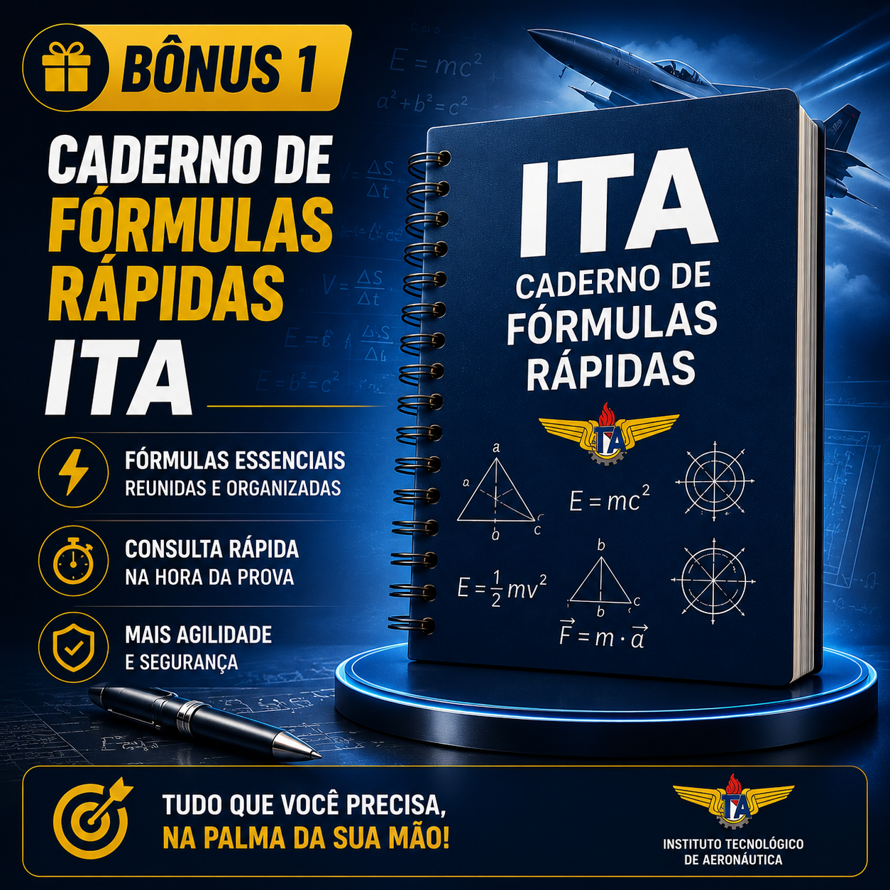 Caderno de Fórmulas Rápidas ITA