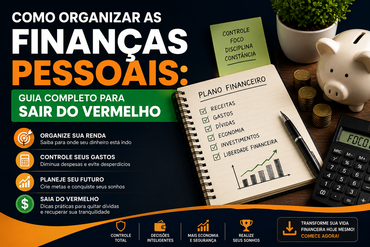 Como Organizar as Finanças Pessoais Guia Completo para Sair do Vermelho