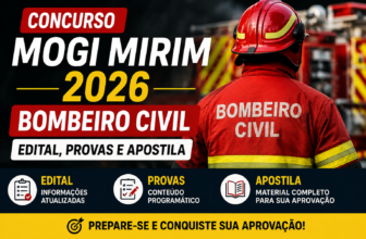 Concurso Mogi Mirim 2026 Bombeiro Civil Edital Provas e Apostila
