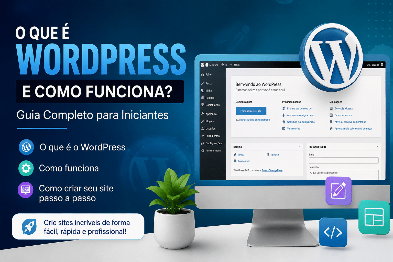 O Que é WordPress e Como Funciona Guia Completo para Iniciantes