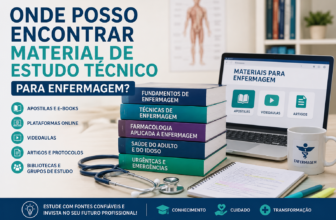 Onde Posso Encontrar Material de Estudo Técnico para Enfermagem ?