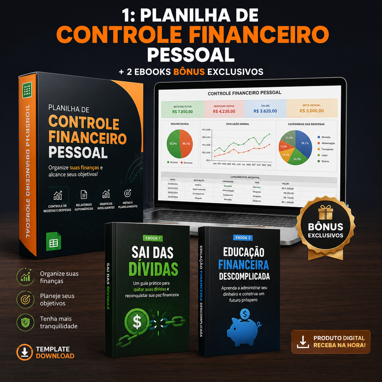 Planilha Controle Financeiro Pessoal
