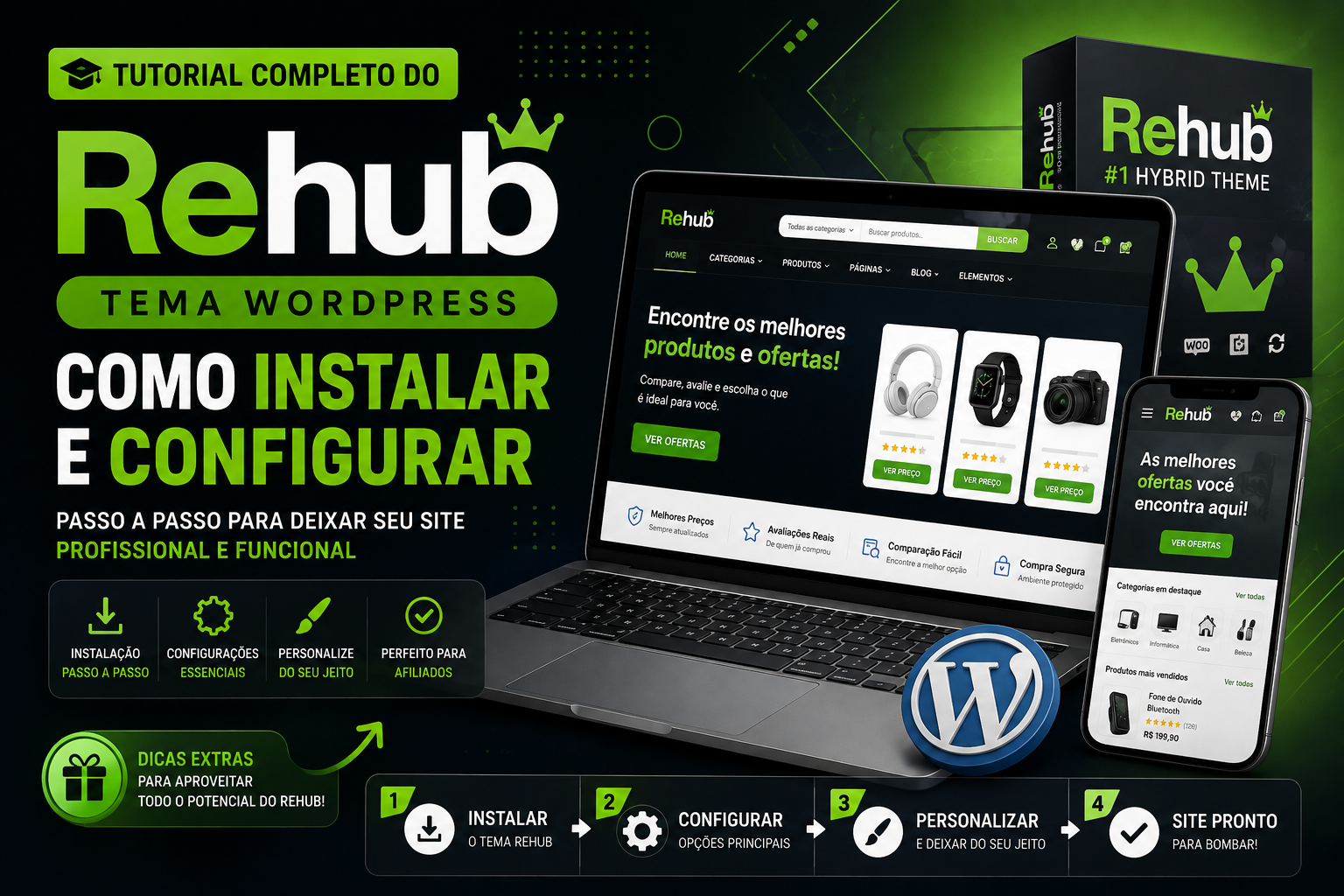 Tutorial Completo do Tema Rehub WordPress Como Instalar e Configurar