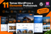 11 Temas WordPress e Elementor Profissionais