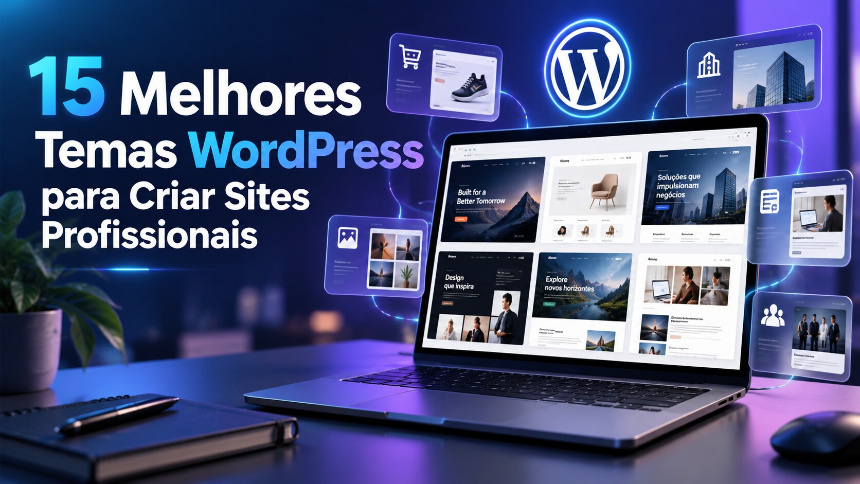 15 Melhores Temas WordPress para Criar Sites Profissionais