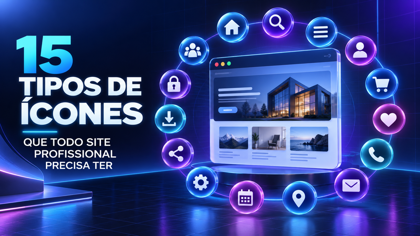 15 Tipos de Ícones que Todo Site Profissional Precisa Ter