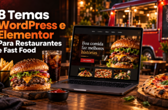 8 Temas WordPress e Elementor Profissionais Para Restaurantes e Fast Food