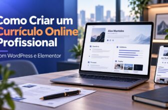 Como Criar um Currículo Online Profissional com WordPress e Elementor