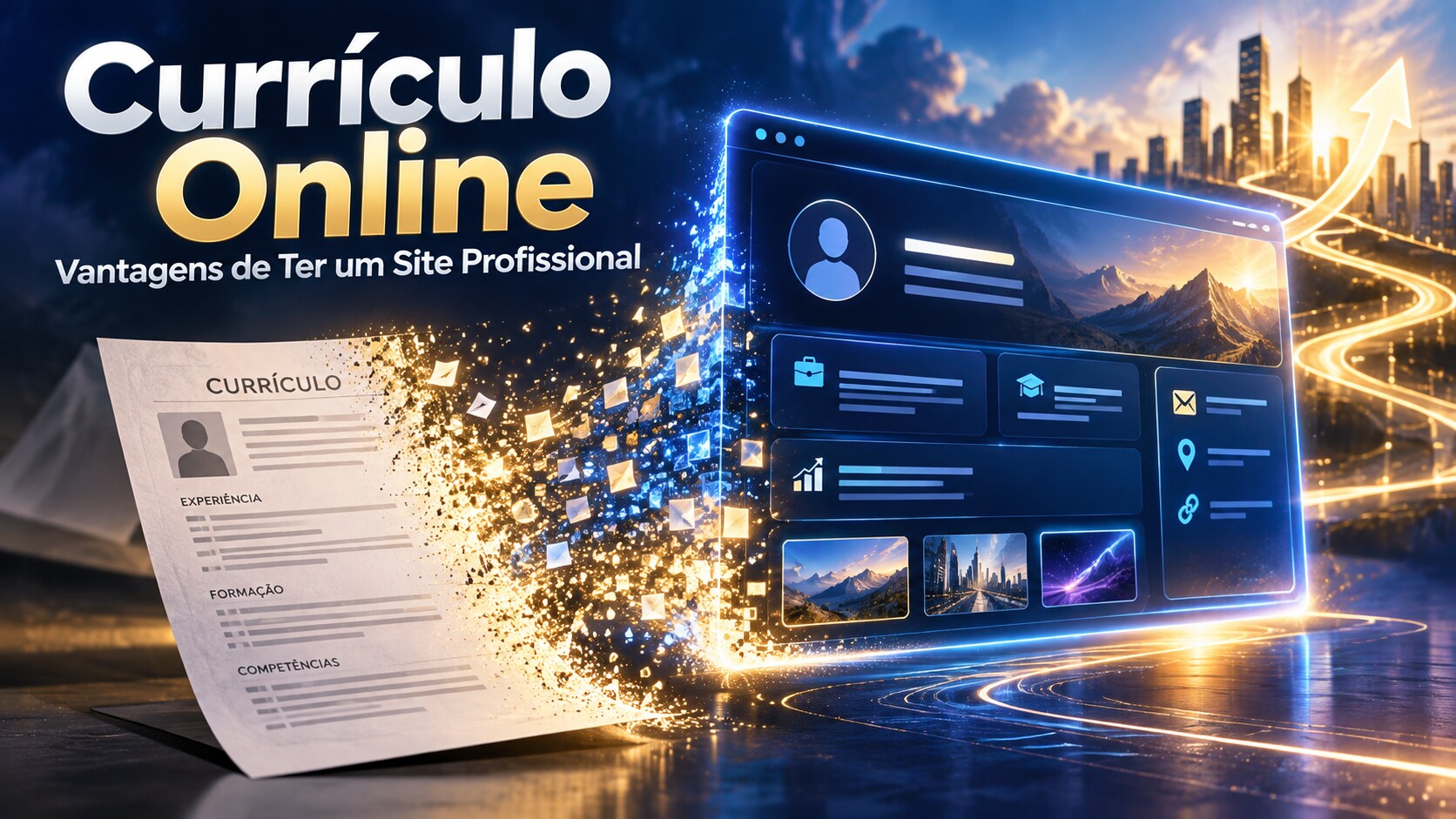 Currículo Online Vantagens de Ter um Site Profissional