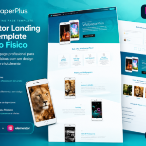 Elementor Landing Page Template Produto Fisico