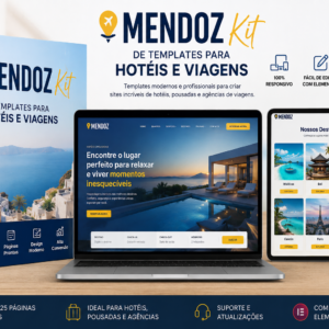 Mendoz Kit de Templates para Hotéis e Viagens