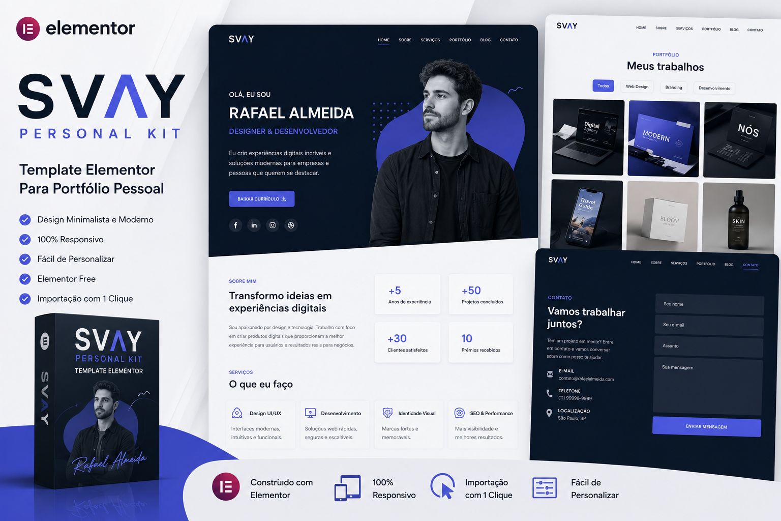 Tema Elementor Svay Kit Pessoal