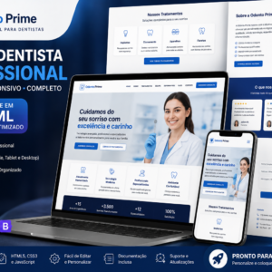 Tema HTML para Site de Dentista Odonto Prime