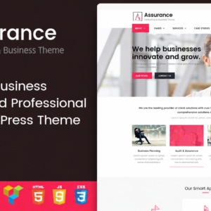 Tema WordPress Assurance Para Site de Consultoria e Serviços