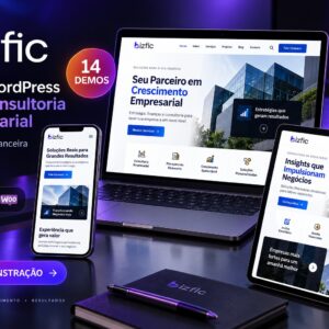 Tema WordPress Bizfic para Consultoria Empresarial e Assessoria Financeira