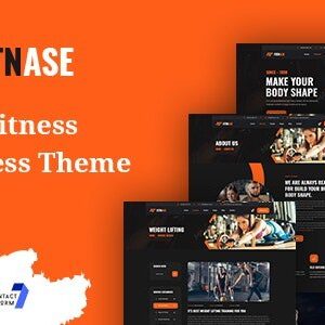 Tema WordPress Fitnase Para Site de Academia e Fitness