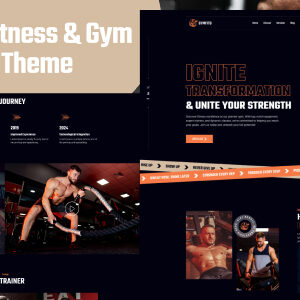 Tema WordPress Gymfito para Site de Fitness e Academia