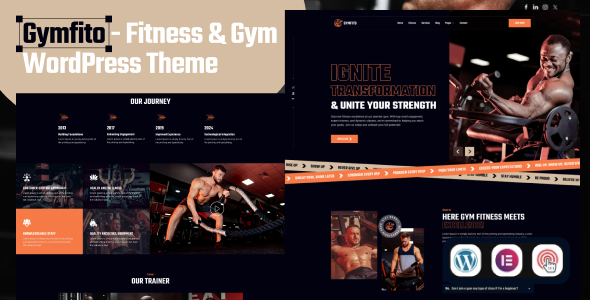 Tema WordPress Gymfito para Site de Fitness e Academia