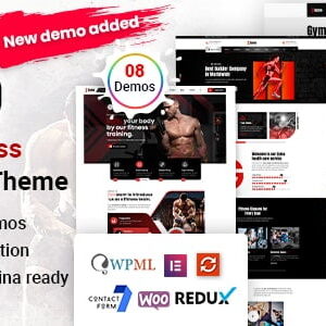 Tema WordPress Gymo para Site de Academia e Fitness