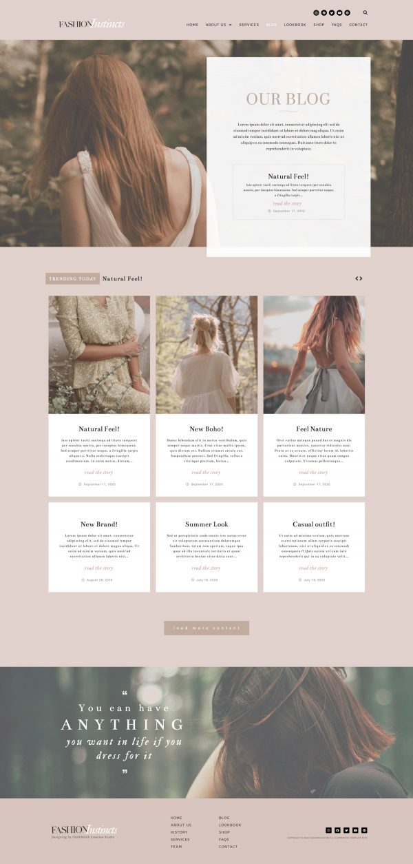 Fashion Instincts - WooCommerce Elementor Template Kit - Imagem 2