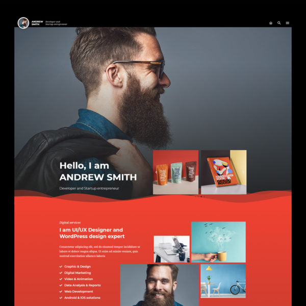 FLO - Portfólio criativo e Template Kit currículo - Imagem 11