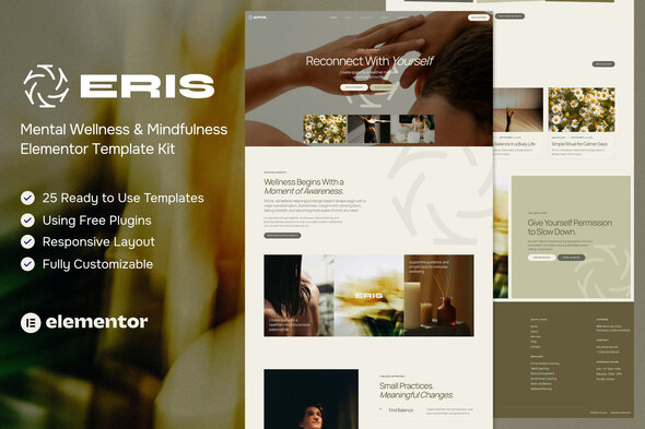 eris-mental-wellness-mindfulness-elementor-template-kit
