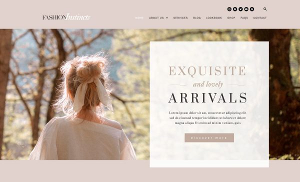 Fashion Instincts - WooCommerce Elementor Template Kit