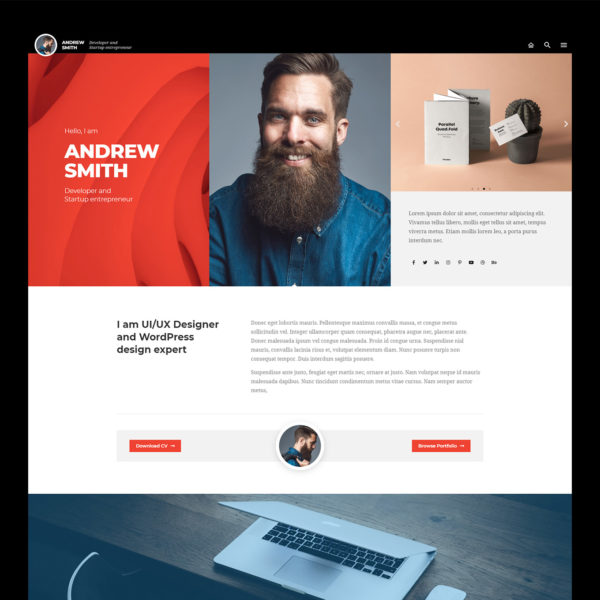 FLO - Portfólio criativo e Template Kit currículo - Imagem 5