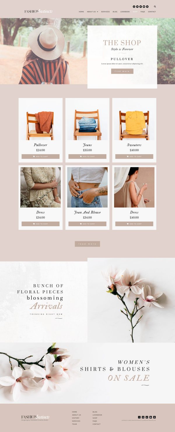 Fashion Instincts - WooCommerce Elementor Template Kit - Imagem 9