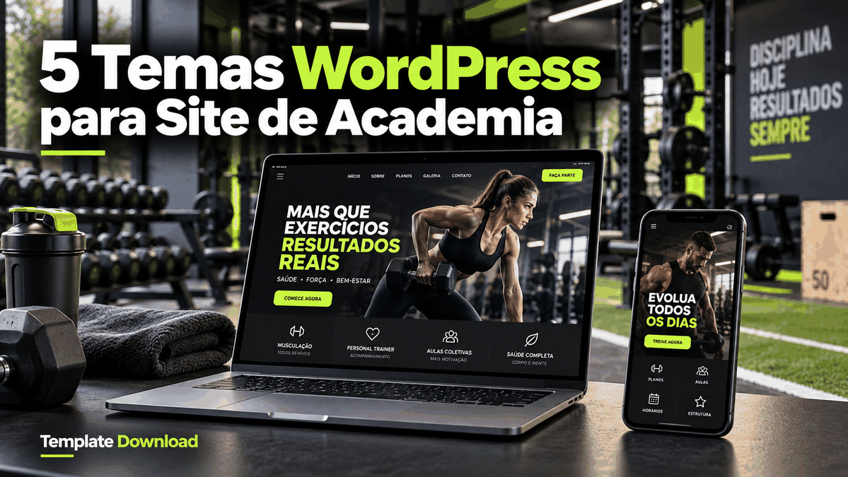 5 Temas WordPress para Site de Academia no Template Download
