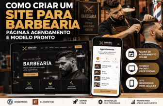 Como Criar um Site para Barbearia Páginas Agendamento e Modelo Pronto