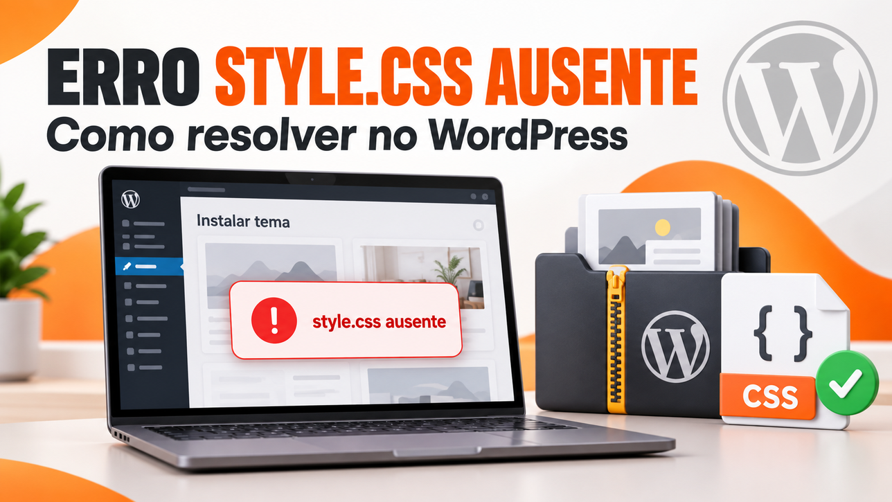 Erro Folha de Estilos Style.css Ausente ao Instalar Tema WordPress Como Resolver