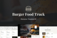 Kit de Modelos Elementor para Site de Restaurante e Food Truck