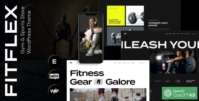 Tema WordPress FitFlex Loja de Artigos Esportivos e Academia