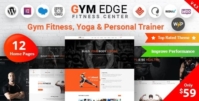 Tema WordPress Gym Edge para Site de Academia e Fitness